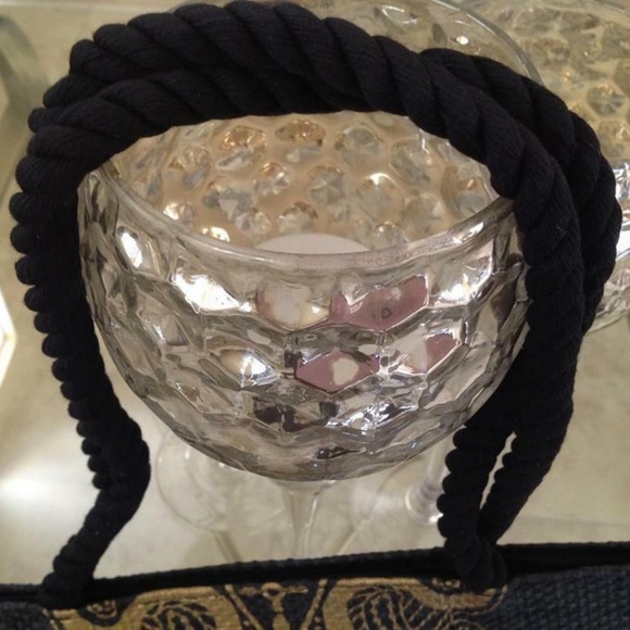 4 for $20  Laura Geller Gold & Black Tote / Bag. - Picture 4 of 4